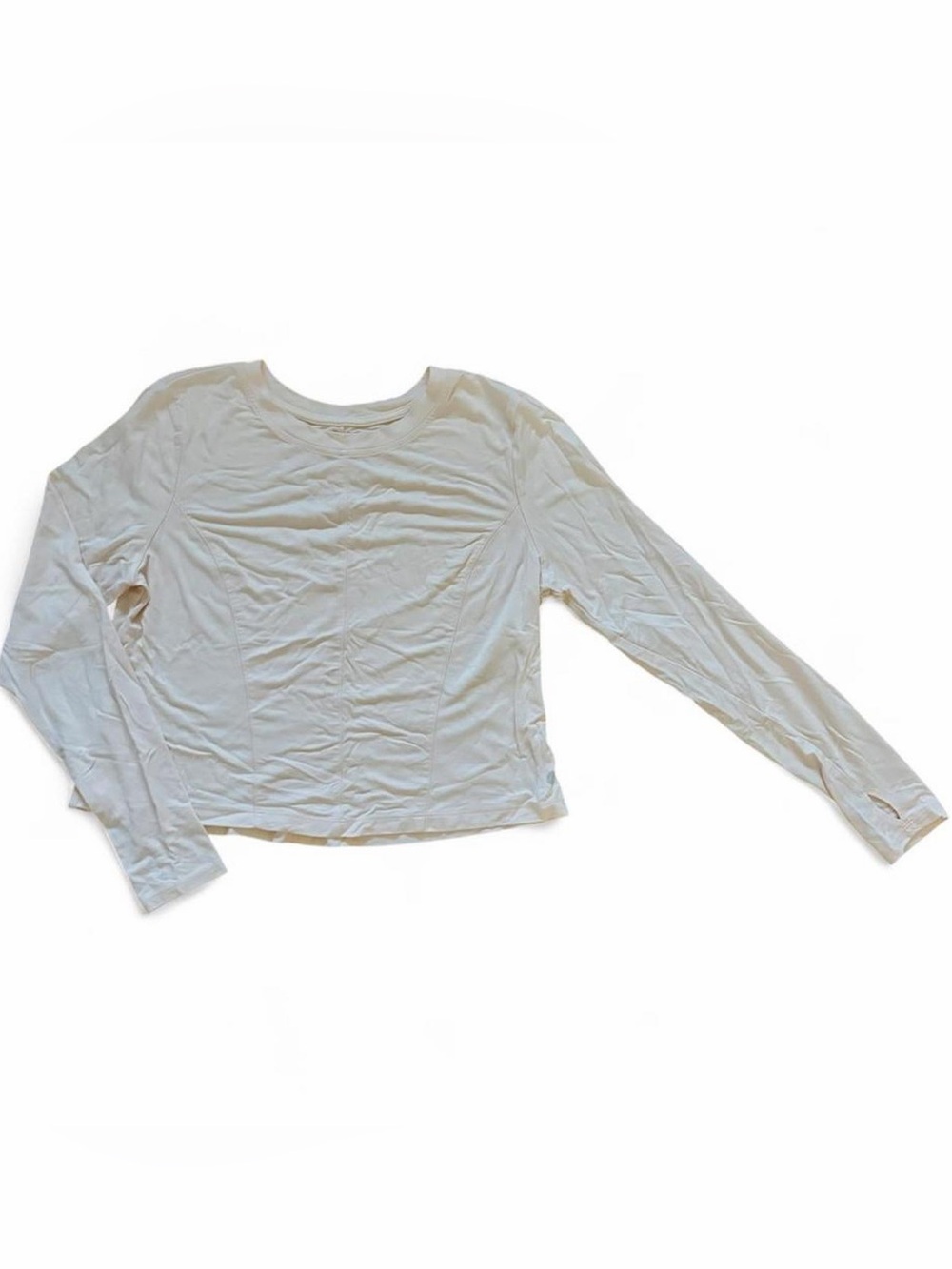 Apana woman’s light pink long sleeve activewear lounge buttery soft top Sz L